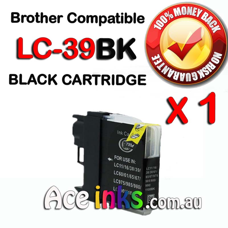 Compatible Brother LC-39BK BLACK Printer Cartridges